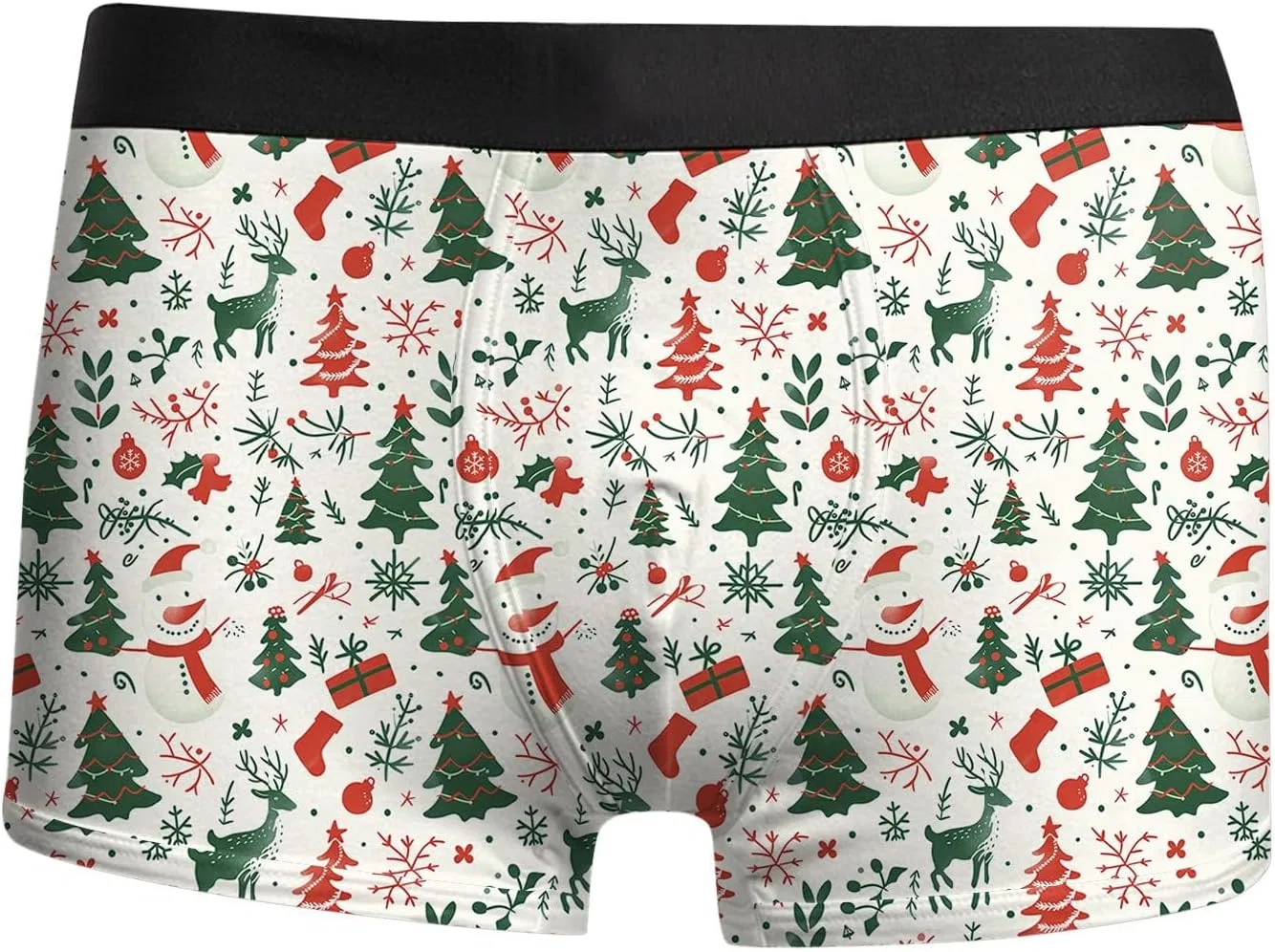 Боксеры принт Christmas, белый — фото 3