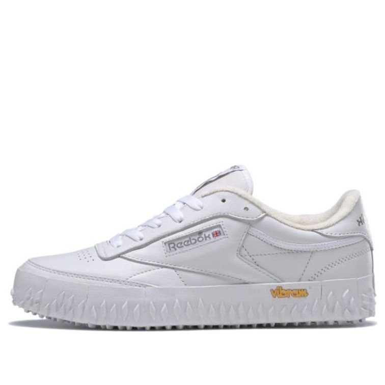 

Кеды Reebok Club C Vibram 'White Pure Grey', белый