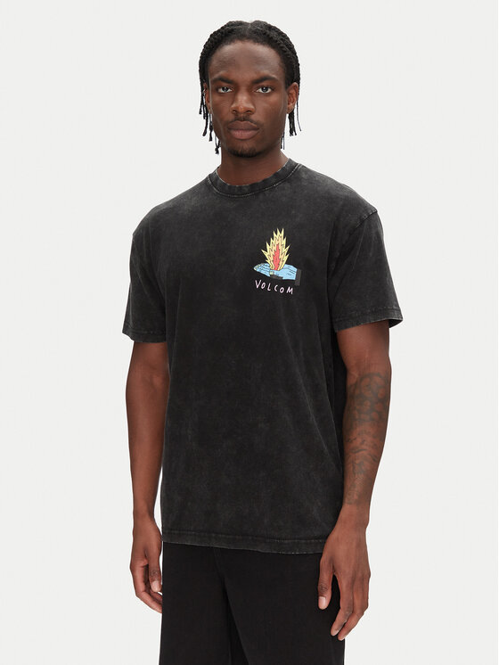 

Свободная футболка Bob Moleema 1 A4312553 Volcom, черный