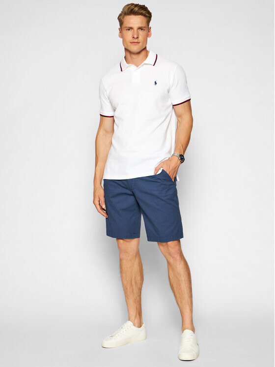 Рубашка-поло узкого кроя Polo Ralph Lauren, белый — фото 2