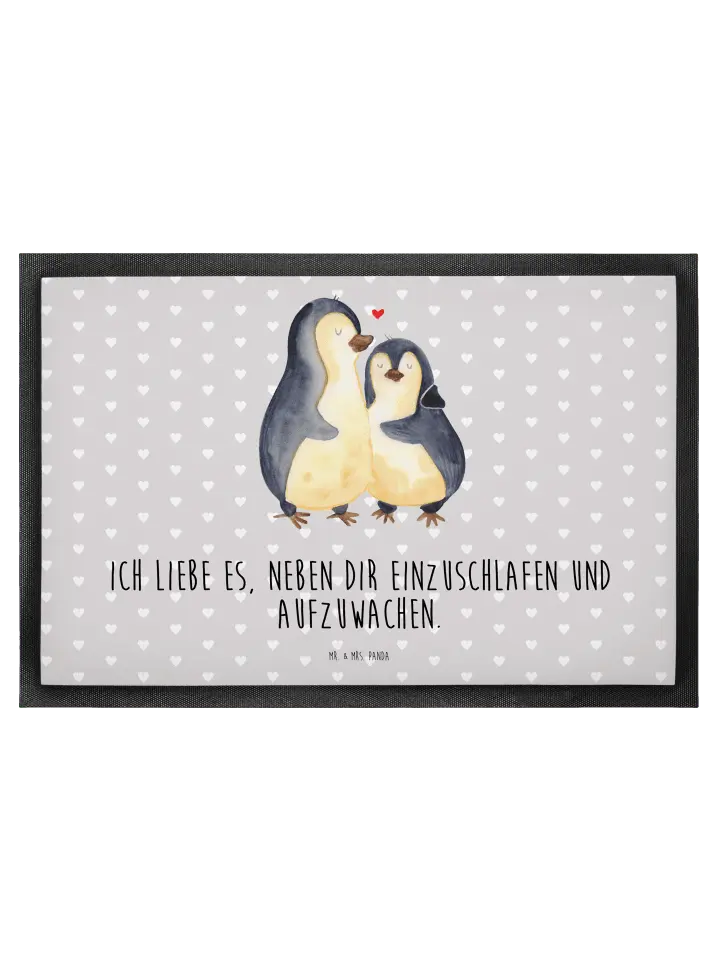 

Коврик Mr & Mrs Panda Pinguine Einschlafen, пастельно-серый