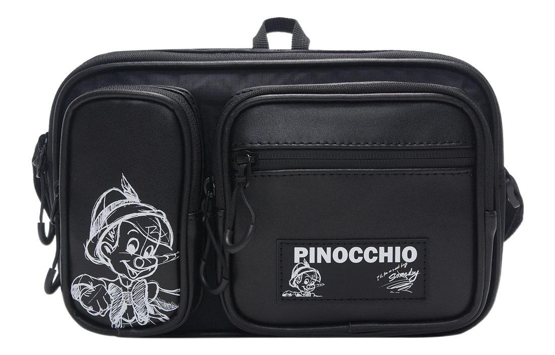 

LINING Синтетическая кожаная полиамидная сумка через плечо унисекс черная