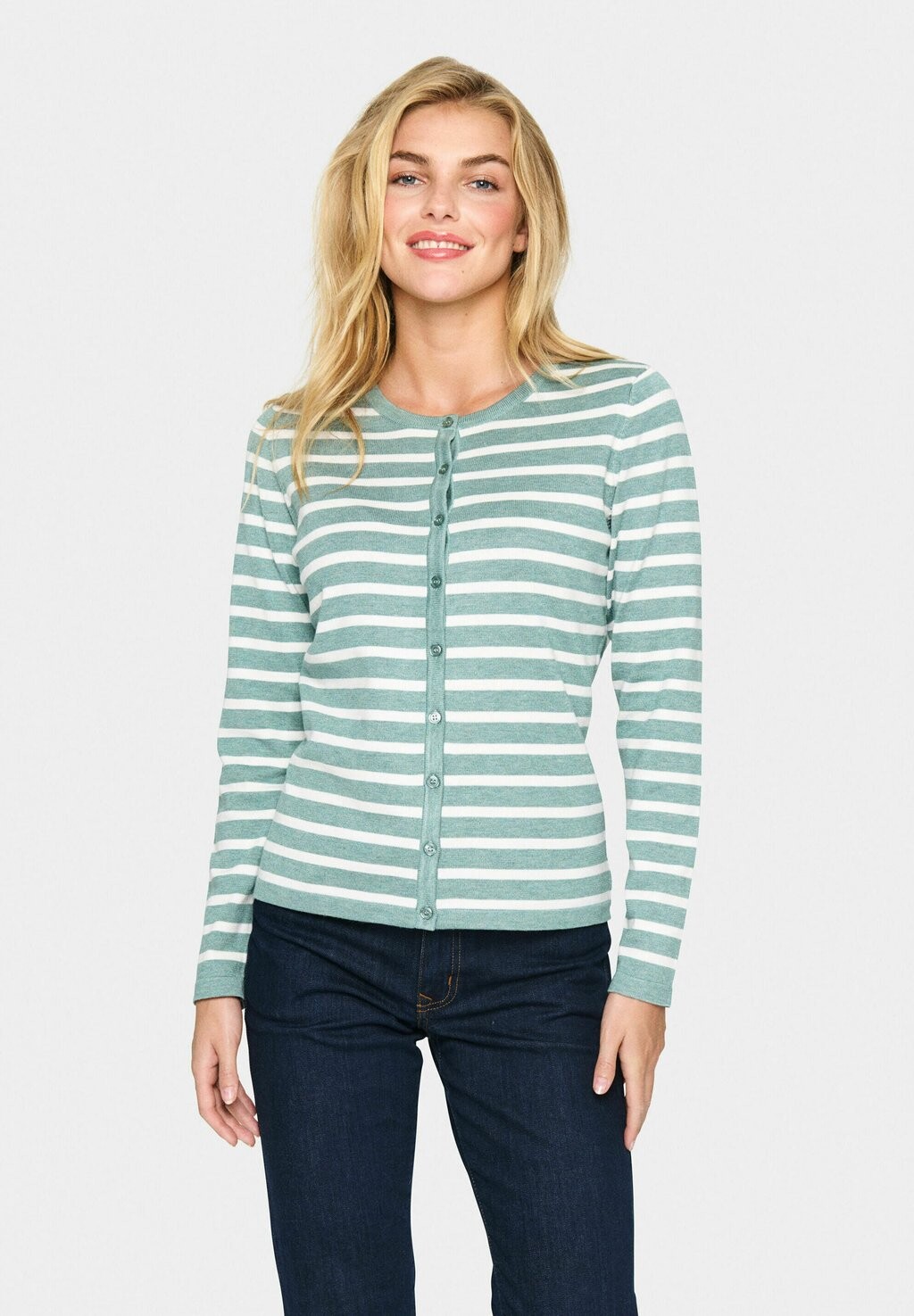 

Кардиган MILA STRIPED Saint Tropez, синий