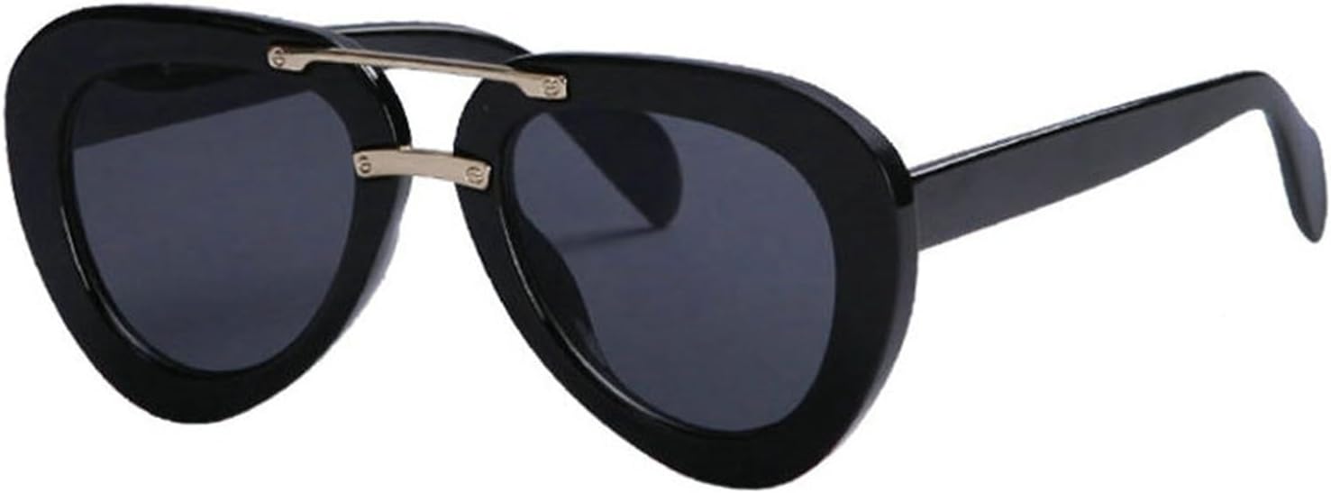 

Хелена Сексуальные женские винтажные квадратные солнцезащитные очки с двойной перемычкой для женщин и мужчин, очки-пилот, панк-стиль, роскошные очки с плоской верхней частью helena, C1