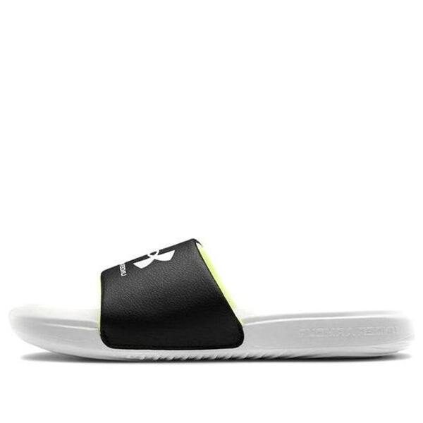 

Тапочки ansa fixed slides 'white black' Under Armour, черный