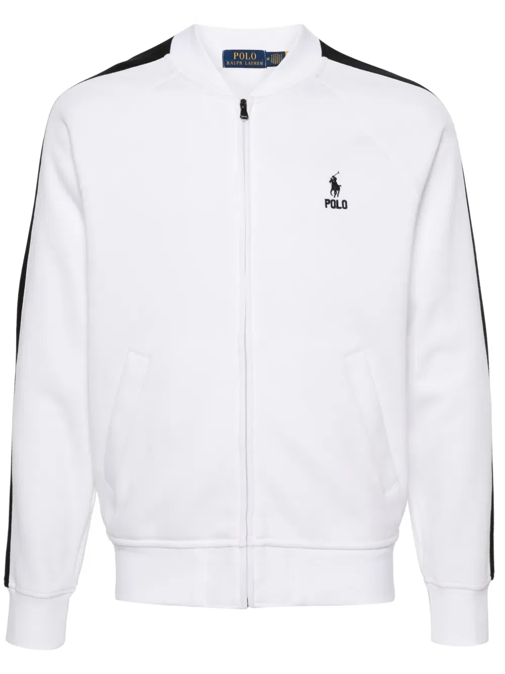 Толстовка на молнии с вышивкой Polo-pony Polo Ralph Lauren, белый