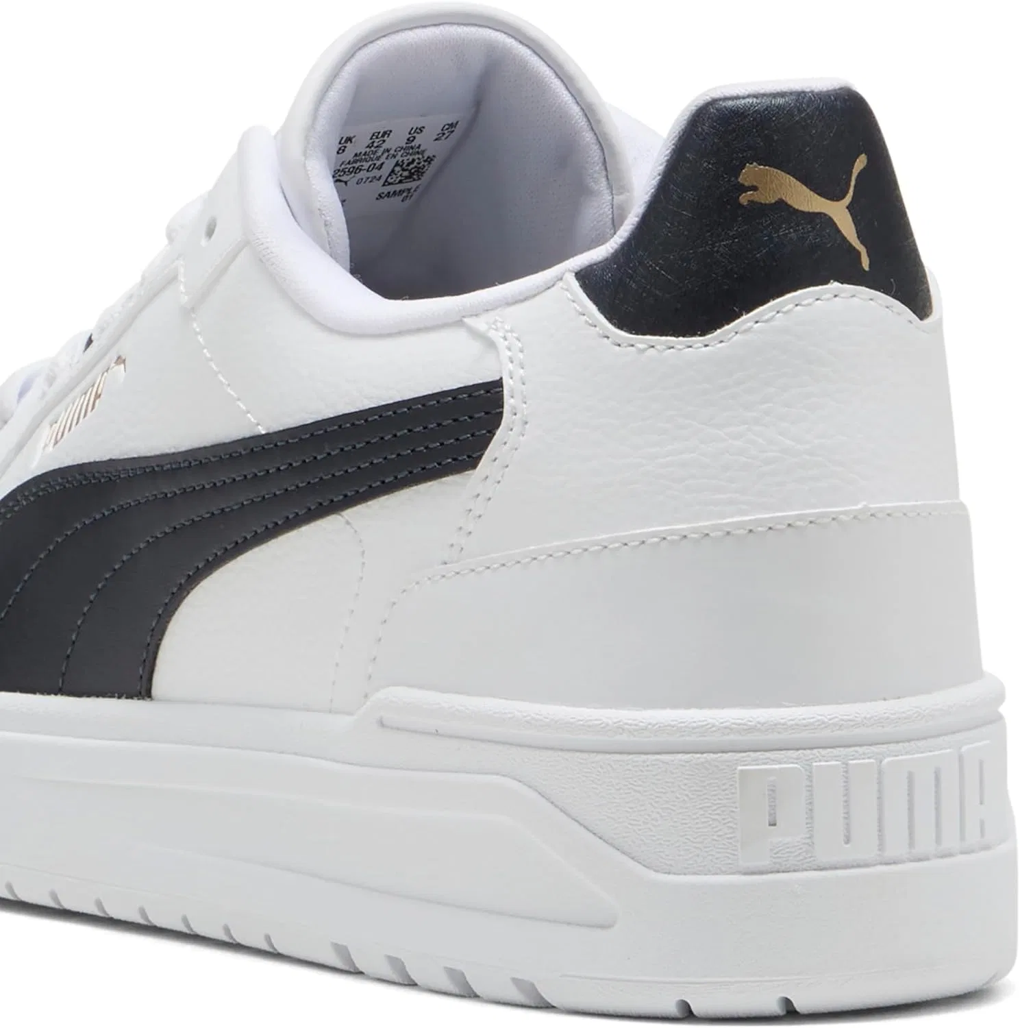 Кроссовки Puma Shuffle Downtown унисекс, Puma White Navy Puma Gold — фото 2