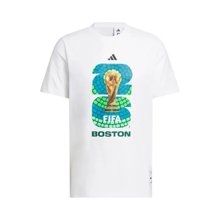 Футболка Adidas FIFA World Cup 26 Host City Boston, белая