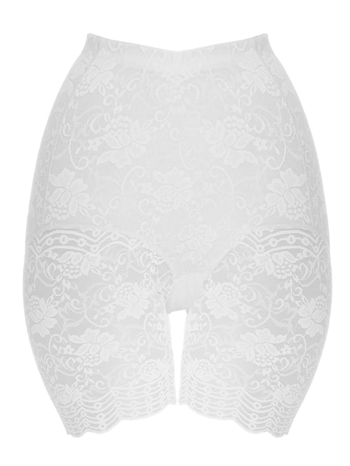 

Sassa Функциональные кружевные брюки с лифом белого цвета