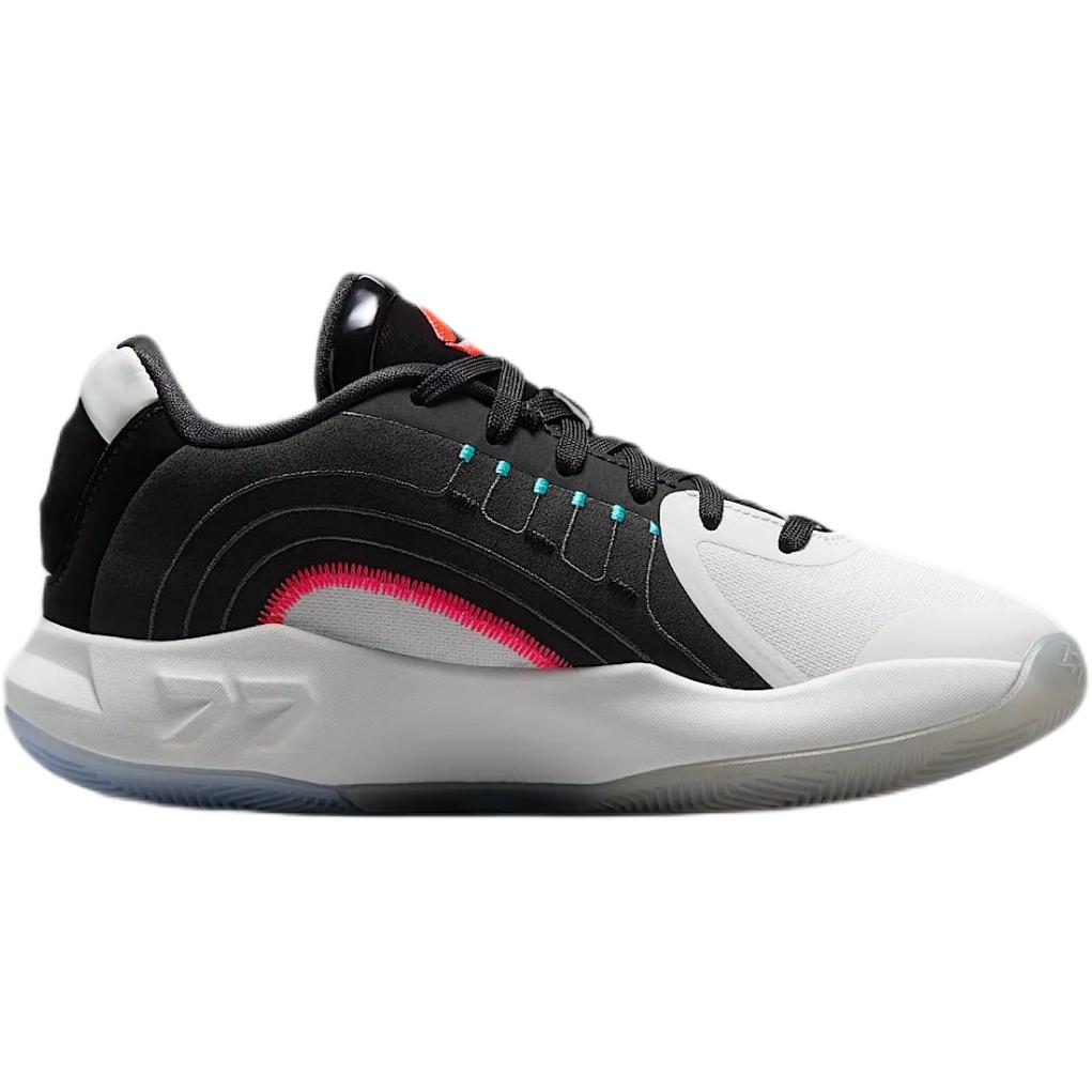 Jordan Luka 4 устойчивые к истиранию низкие детские баскетбольные кроссовки black red — фото 3