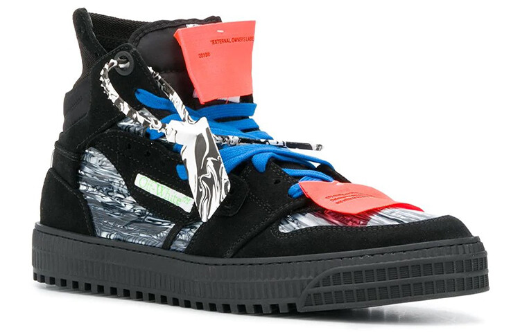 Кроссовки мужские Off-White Off-Court, черный / белый — фото 2
