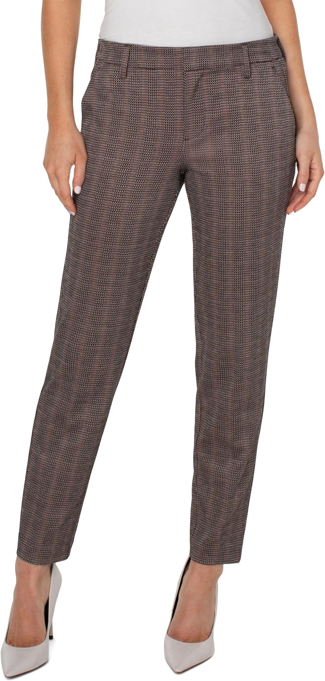 

Брюки Liverpool Los Angeles Kelsey Trousers, цвет Black Brick Jacquard Stripe
