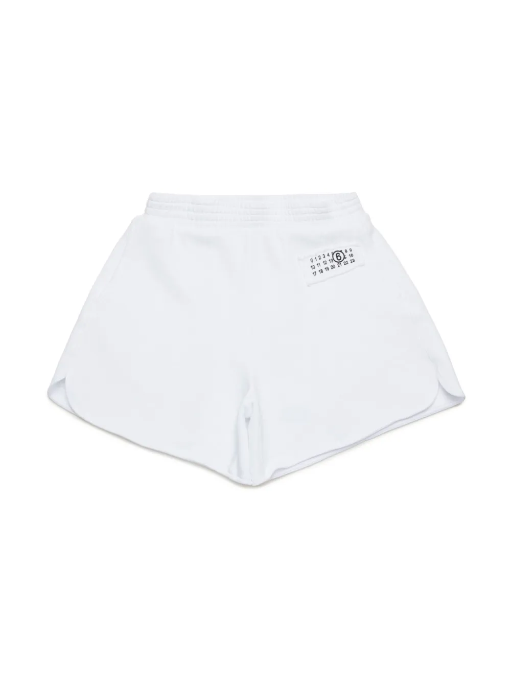 

Спортивные шорты с логотипом MM6 Maison Margiela Kids, белый