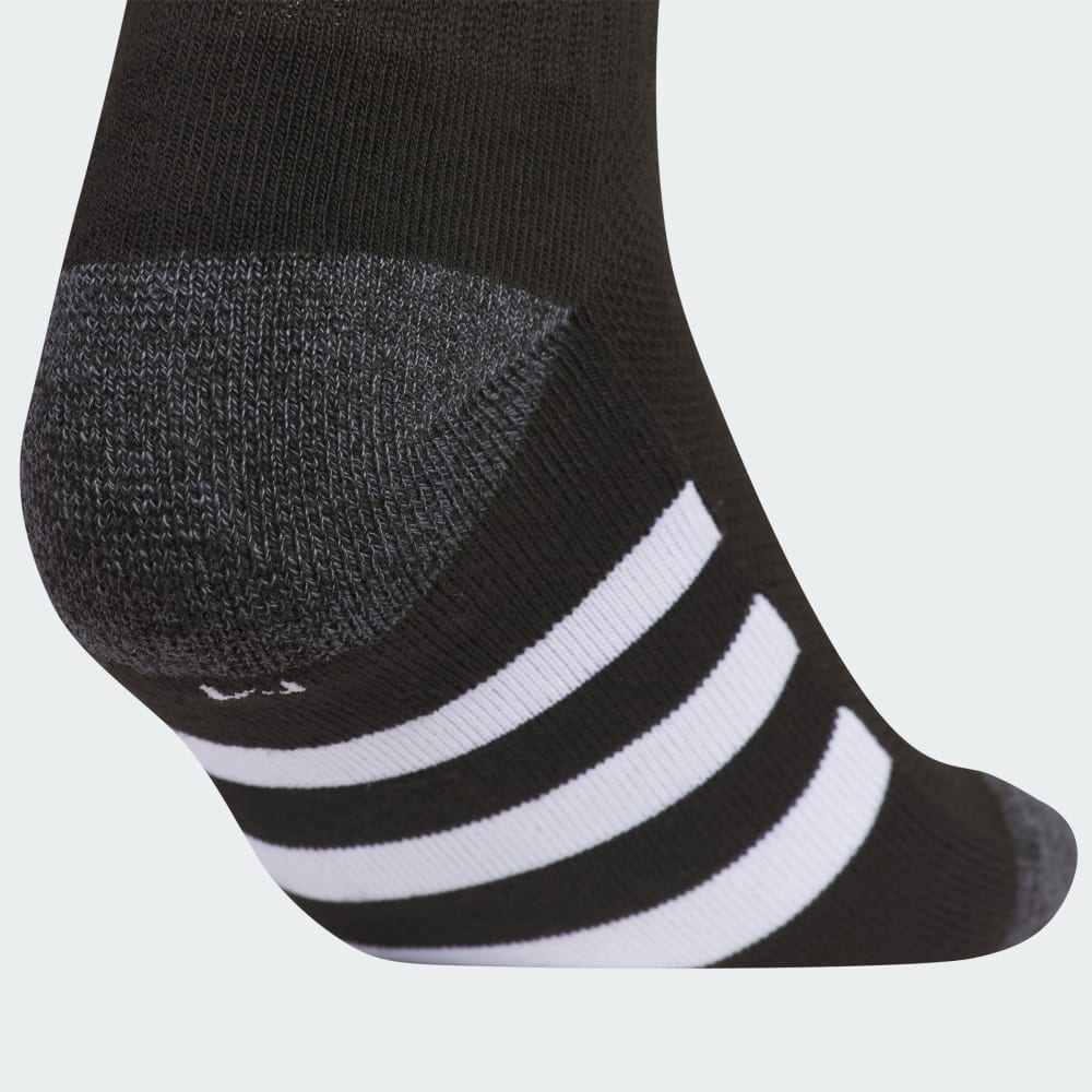 Носки Adidas Athletic Cushioned 6-Pack Quarter Socks Kids, цвет Black/Onix/White — фото 4