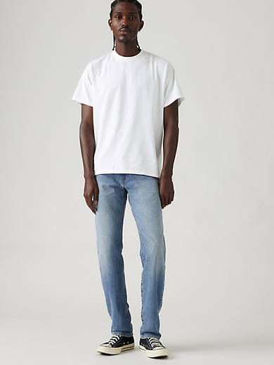 

502 Taper Fit Linen+ Denim мужские джинсы Levi's, цвет The New Blue - Medium Wash