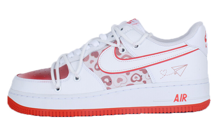 

Кроссовки Nike Air Force 1 Skateboarding Shoes Men Low-top White/orange, белый