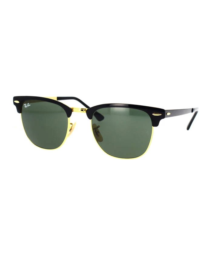 

Классические солнцезащитные очки Clubmaster в металлическом корпусе Ray-Ban, черный