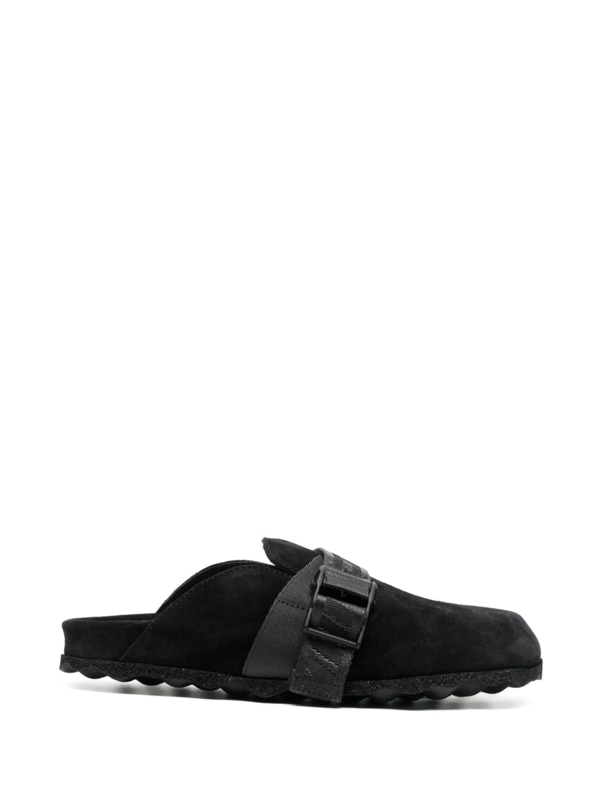 Мюли с тисненым логотипом Off-White, черный