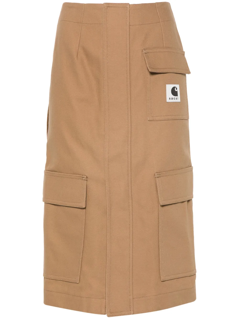 

Юбка Duck из коллаборации с Carhartt WIP SACAI, коричневый