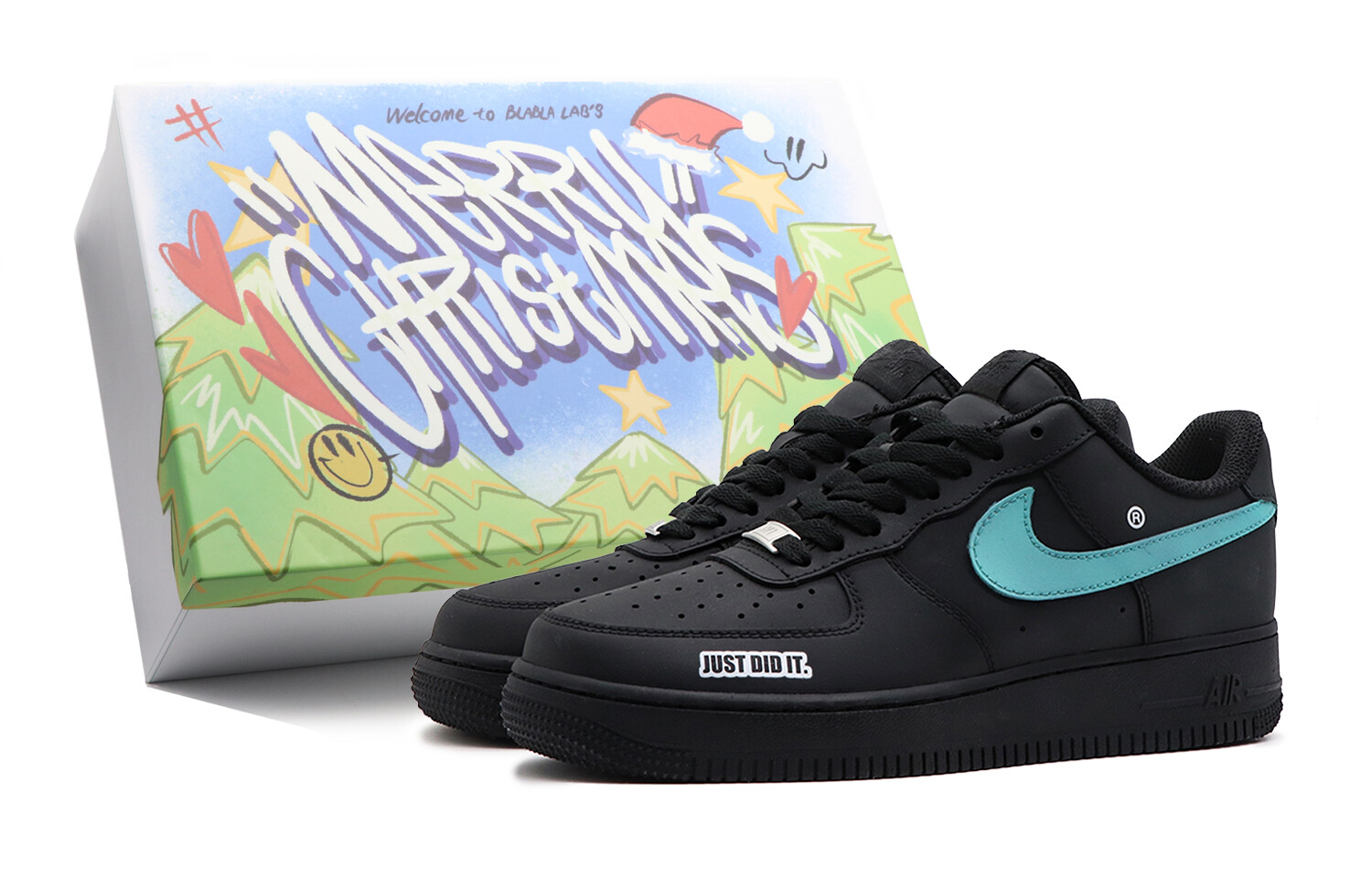 

Женские кроссовки для скейтбординга Nike Air Force 1, Black