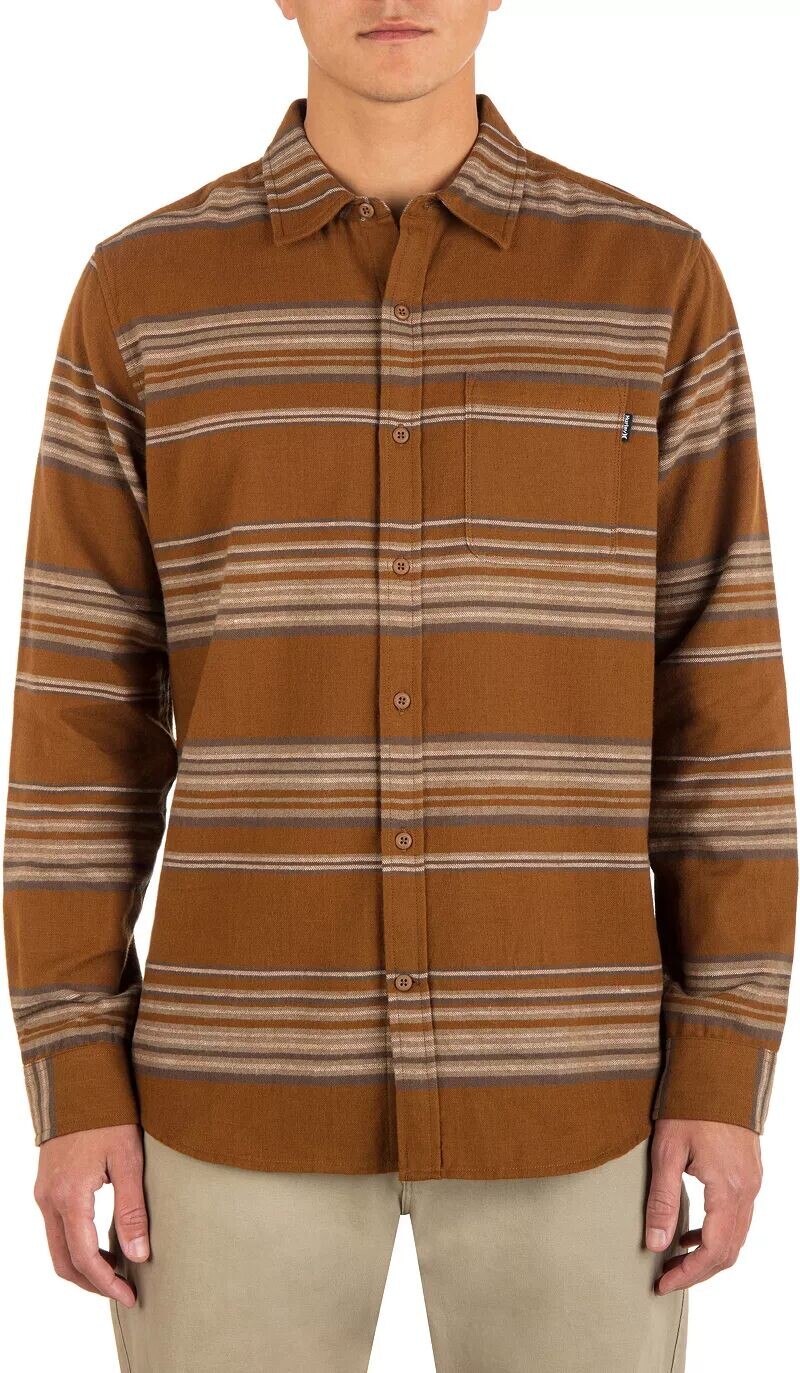 

Мужская рубашка из органической фланели Hurley Portland, бронзовый