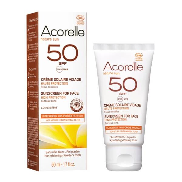 

Солнцезащитный крем для лица SPF 50 50 мл Acorelle