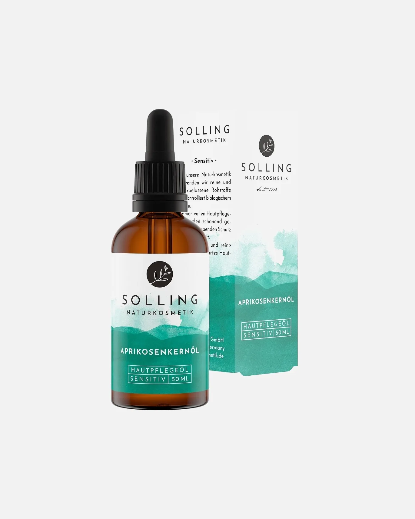 Масло для тела, масло для ухода за кожей - абрикосовое. Solling Naturkosmetik, 50 мл