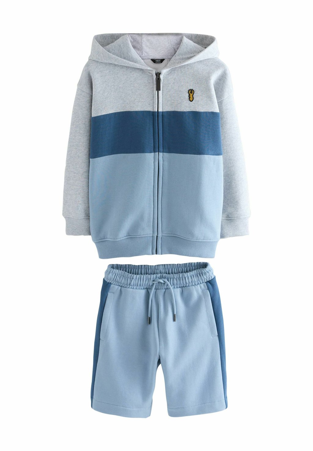 

Шорты COLOUR BLOCK ZIP THROUGH SET Next, синий