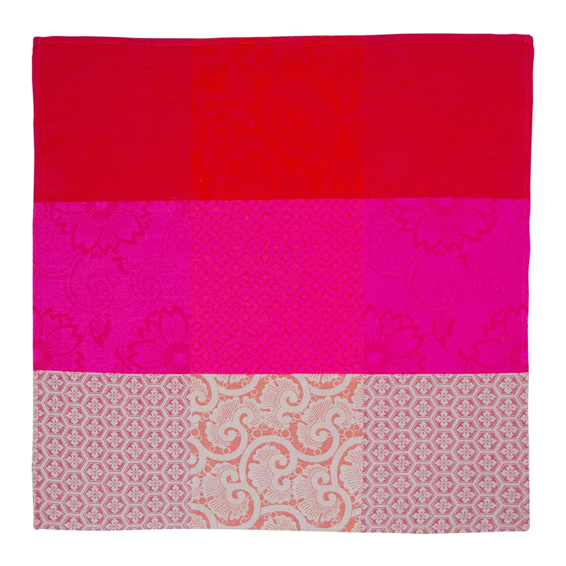 

Хлопковая салфетка Fleurs de Kyoto Le Jacquard Français, вишня