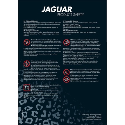 Парикмахерские ножницы Heron Titan 25055-1 5.5 черные Jaguar — фото 3