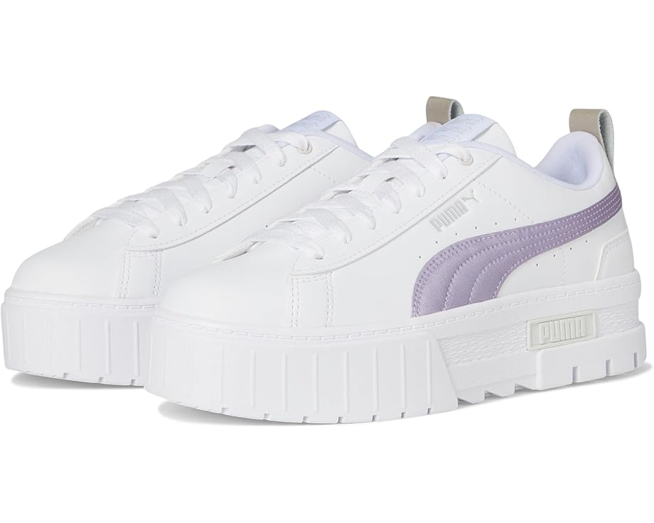 

Кроссовки PUMA Mayze Glow-Up, цвет Puma White/Feather Gray