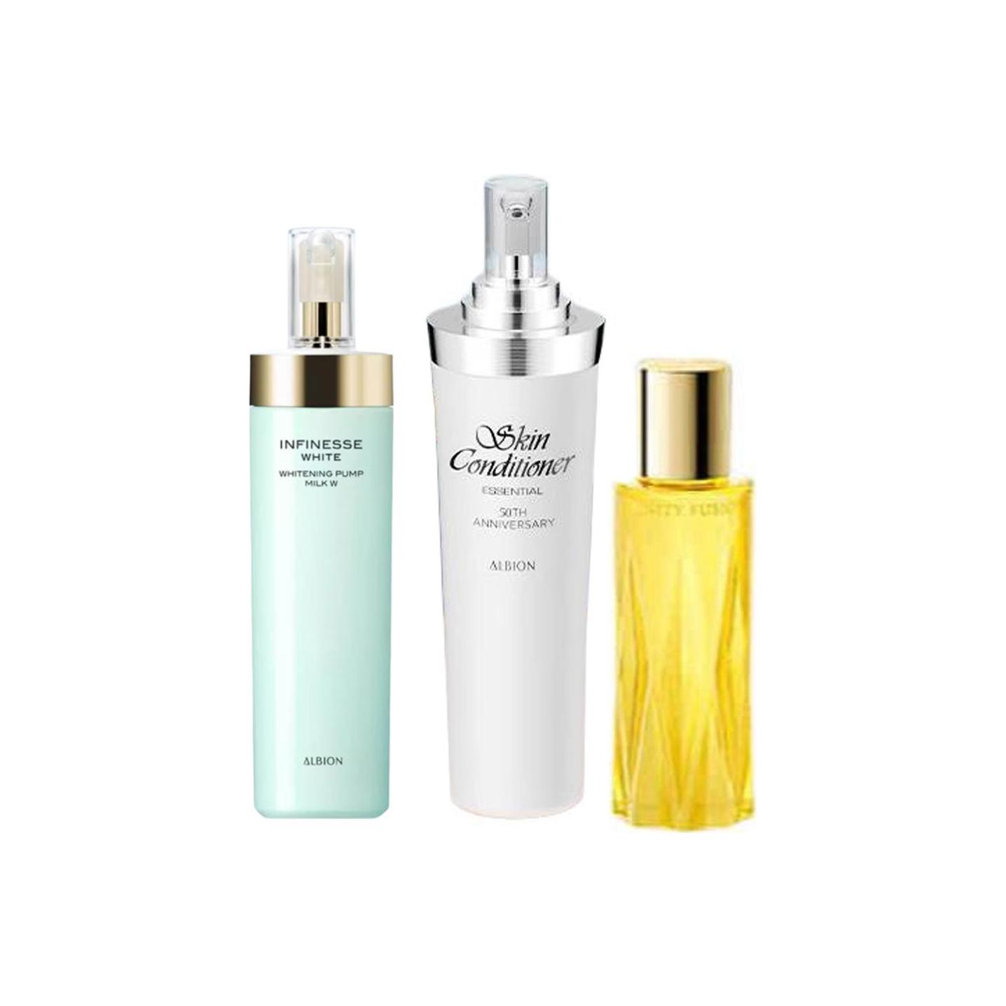 

AOERBIN увлажняющий лосьон для ухода за кожей набор для увлажнения и питания 200г+485мл+40мл ALBION