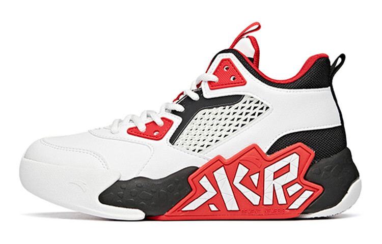 

Детские баскетбольные кроссовки GS Mid-top белые/черные/красные Anta Kids