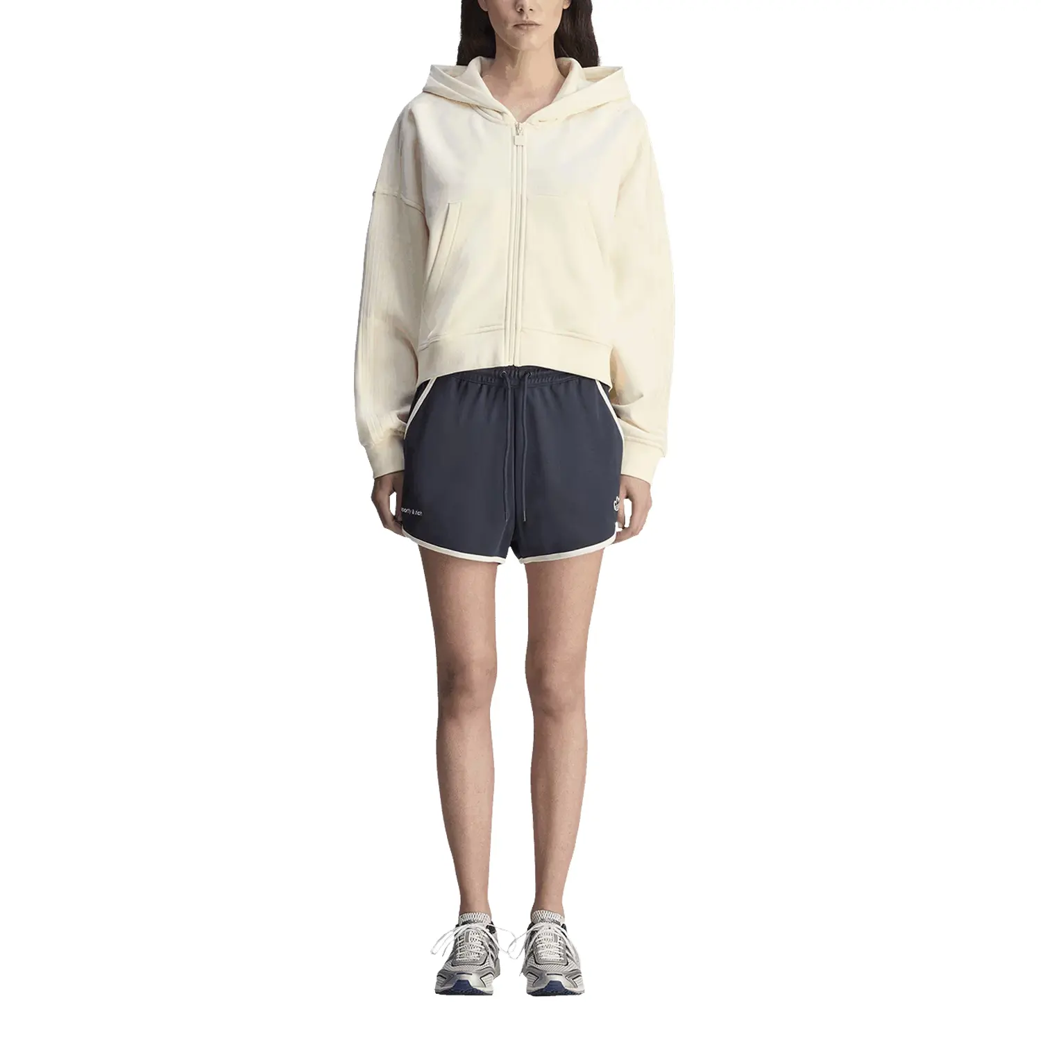 Спортивные шорты Sporty & Rich Adidas Originals, темно-синий — фото 4