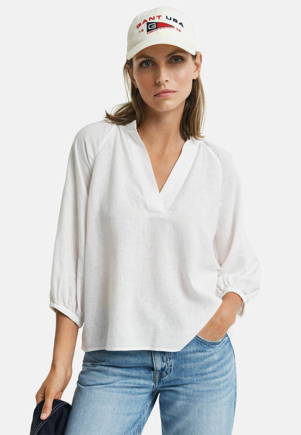 

Блуза SLEEVE GANT, белый