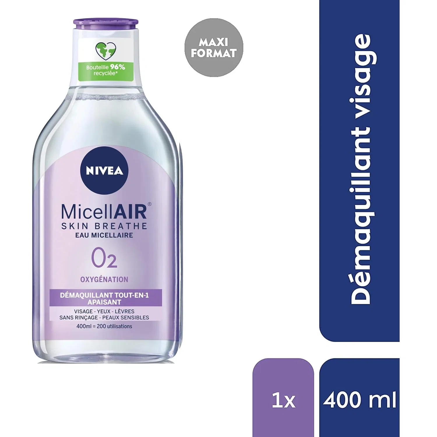 Мицеллярная вода Nivea — Успокаивающая для чувствительной кожи, 400 мл — фото 2