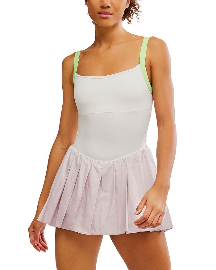 

Free People Платье Swing Of Things с цветными блоками Free People, мультиколор