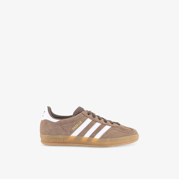 

Газель низкие кроссовки из замши для зала Adidas, цвет earth strata