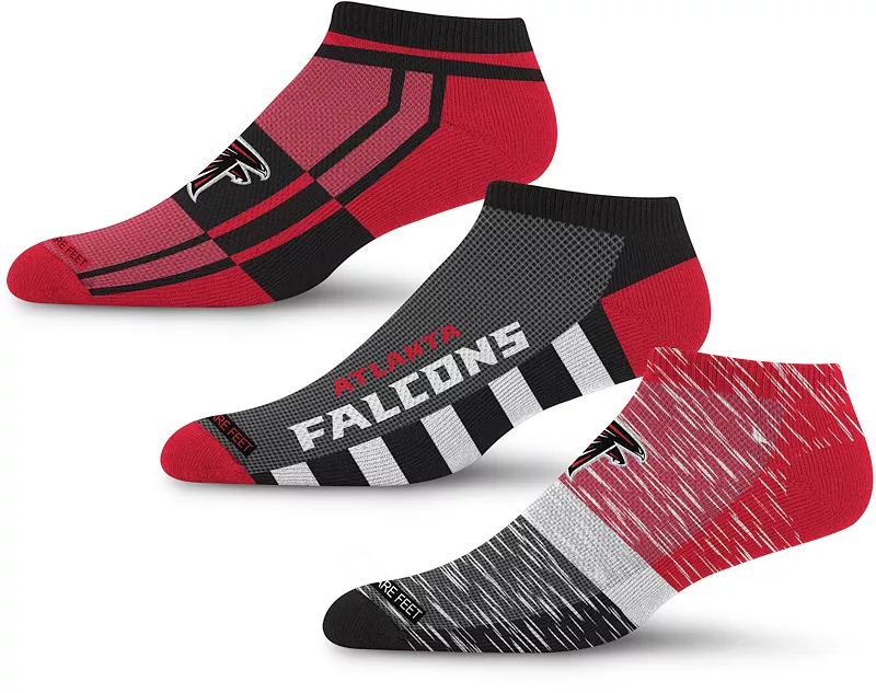 

Набор из 3 носков для взрослых Atlanta Falcons Streak Strike для босых ног For Bare Feet