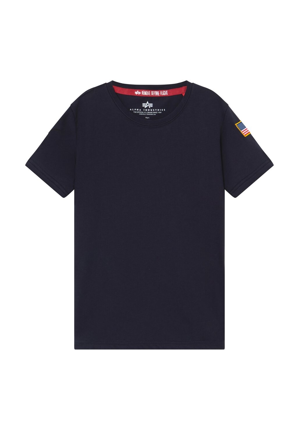 

Футболка с принтом KIDS NASA Alpha Industries, темно-синий