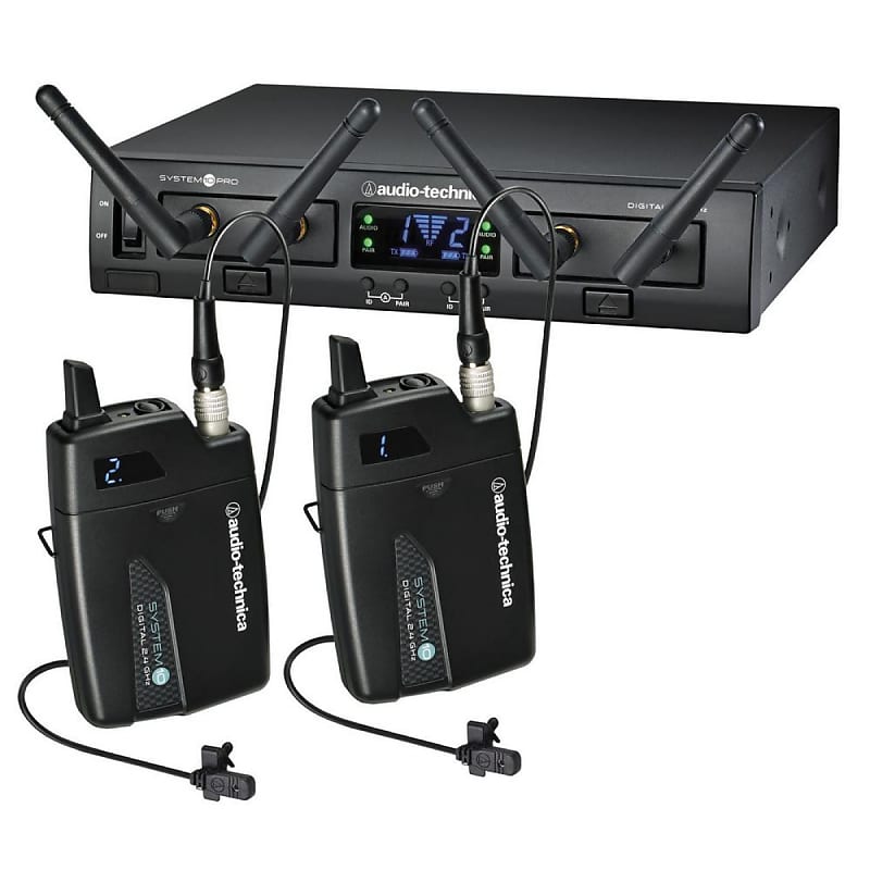 

Беспроводная микрофонная система Audio-Technica ATW-1311/L System 10 Pro Digital Dual Lavalier Wireless Mic System