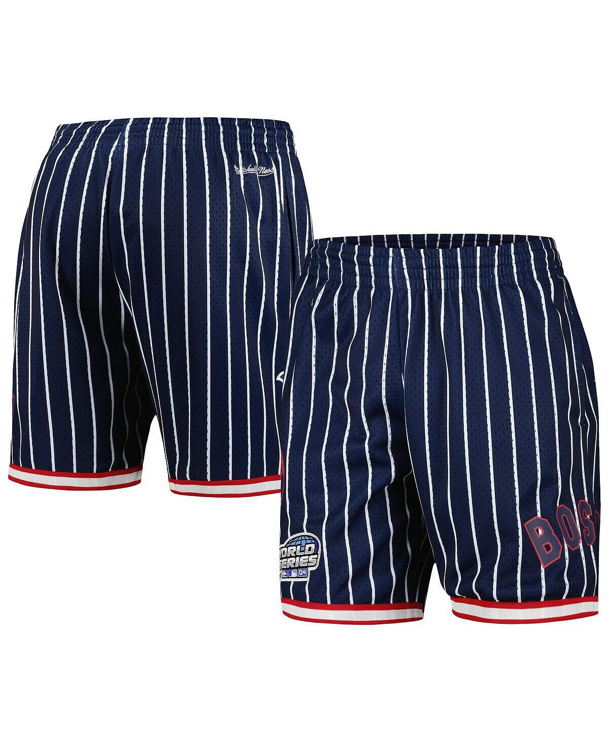 

Мужские темно-синие шорты в сетку Boston Red Sox Cooperstown Collection 2004 World Series City Collection Mitchell & Ness