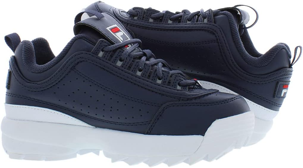 Кроссовки Fila Kid's Disruptor II, белый/синий/темно-синий — фото 3