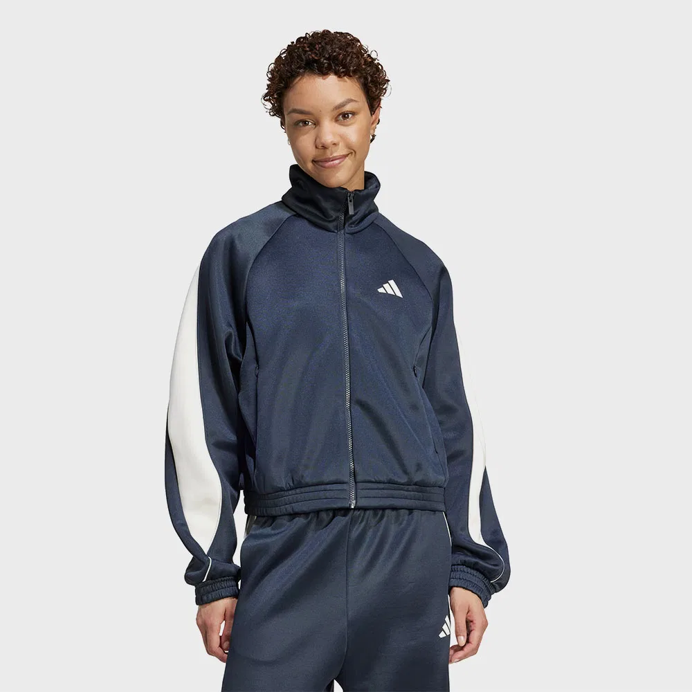 Женская спортивная куртка Adidas Stadium Track Top цвета Aura Ink