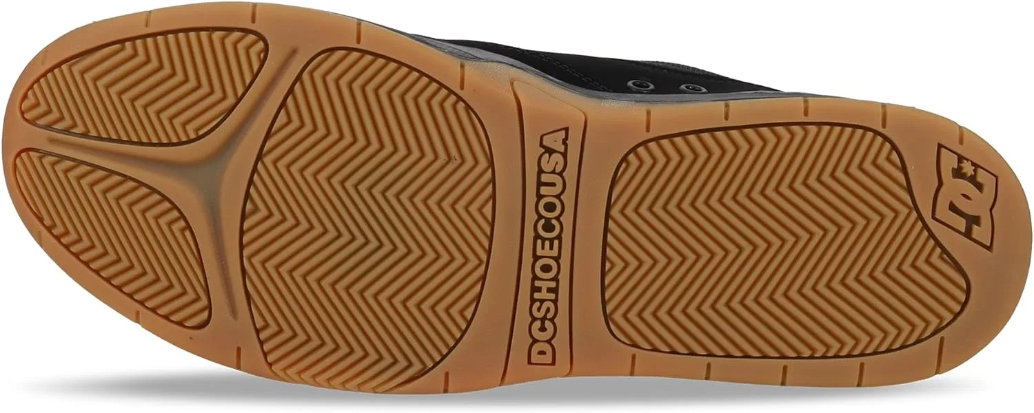 Мужские скейтбордические кроссовки DC Ascend Dc Shoes, черный — фото 4