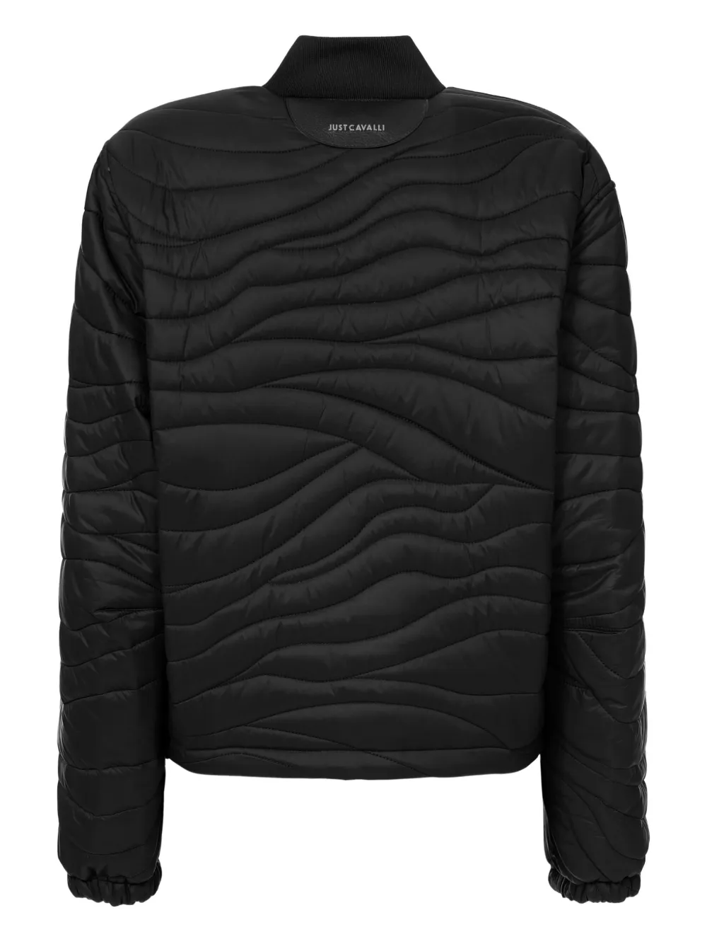 

Стеганая куртка с узором Just Cavalli, черный