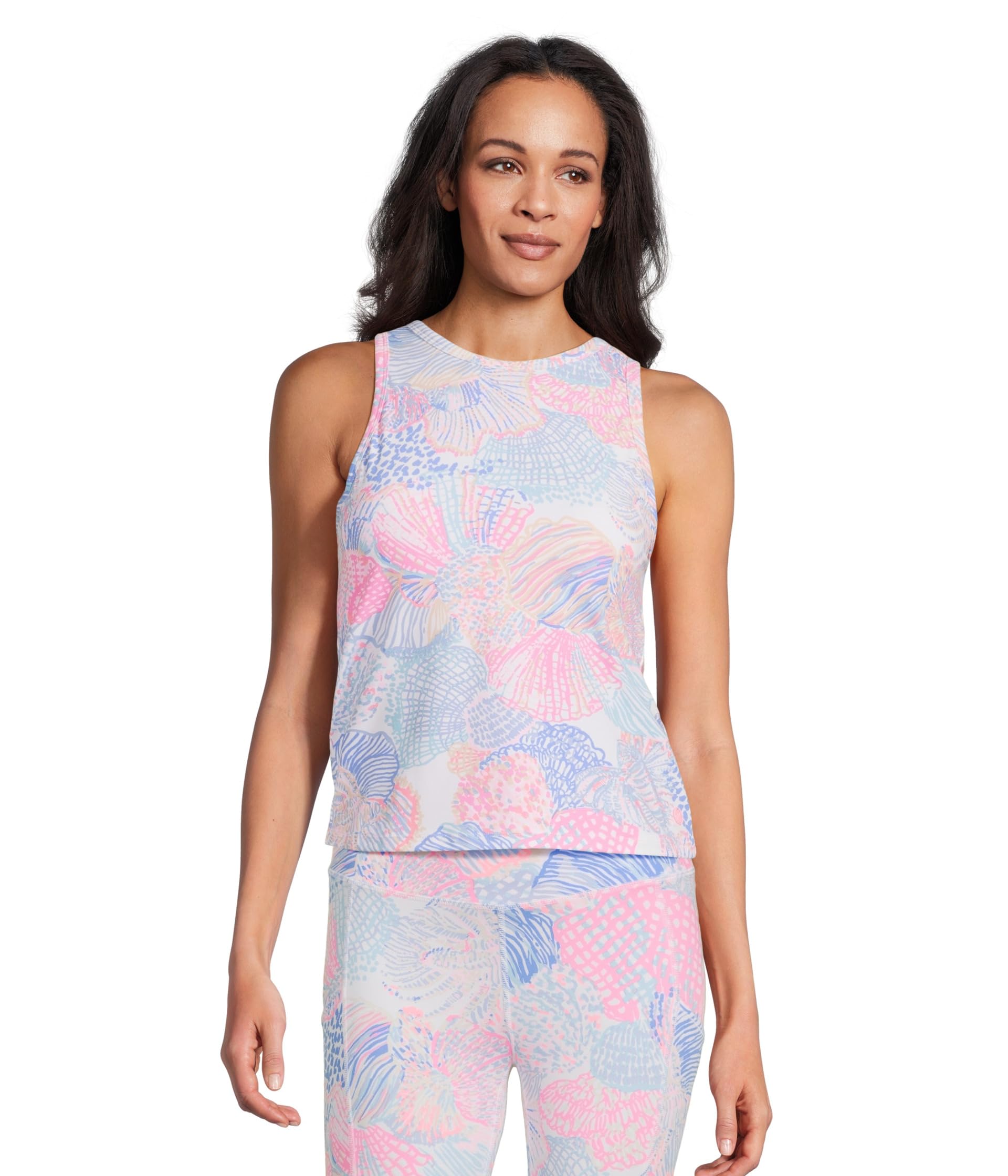 

Топ Lilly Pulitzer Candia Active Bra Tank Up, Multi Roar Of The Seas