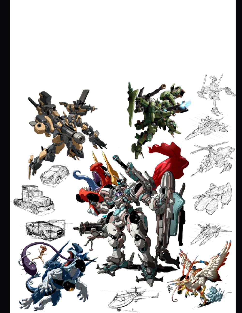 

How to kill the fear of drawing Volume 4: Robots, Vehicles, and Beasts (Independently published)