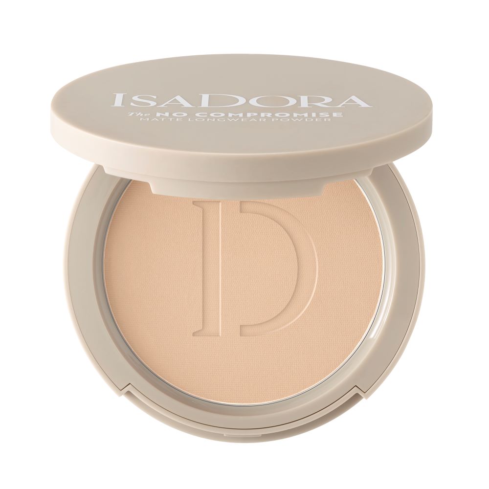 

Компактная пудра the no compromise matte longwear powder Isadora, цвет nr. 65 neutral beige, вес 7.0 гр.