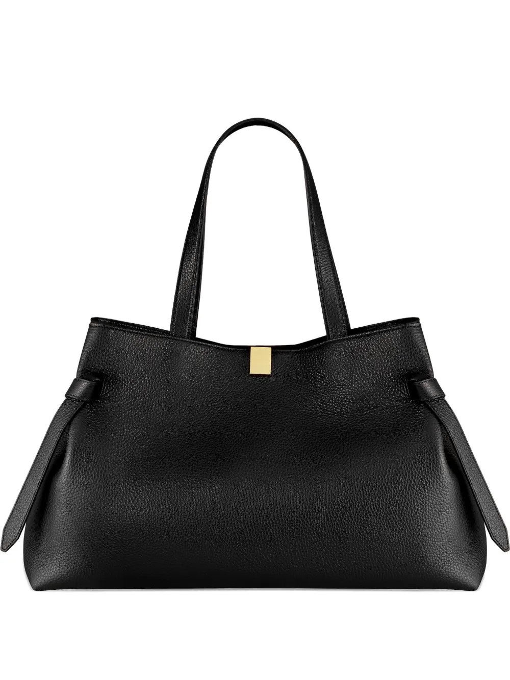 

Сумка-тоут Gyoza из зернистой кожи Yuzefi, черный